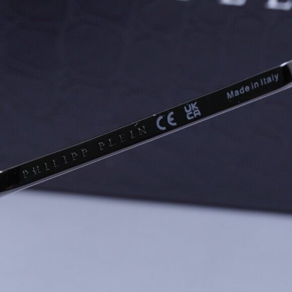 Philipp Plein SPP008M 700X Aviator Sunglasses – Black/Grey - Picture 6 of 10